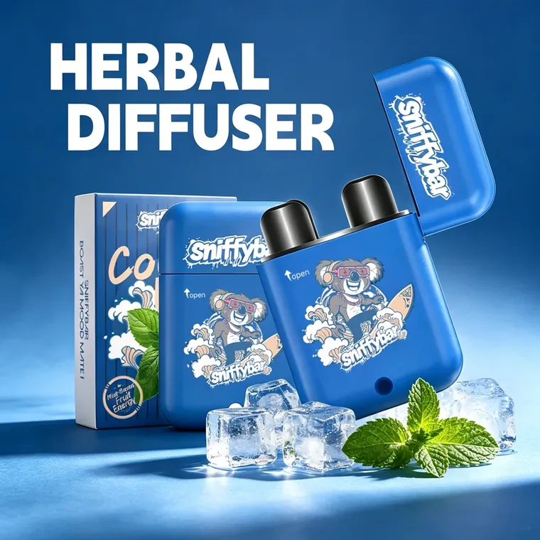 Sniffybar Cool Mint with its retail box